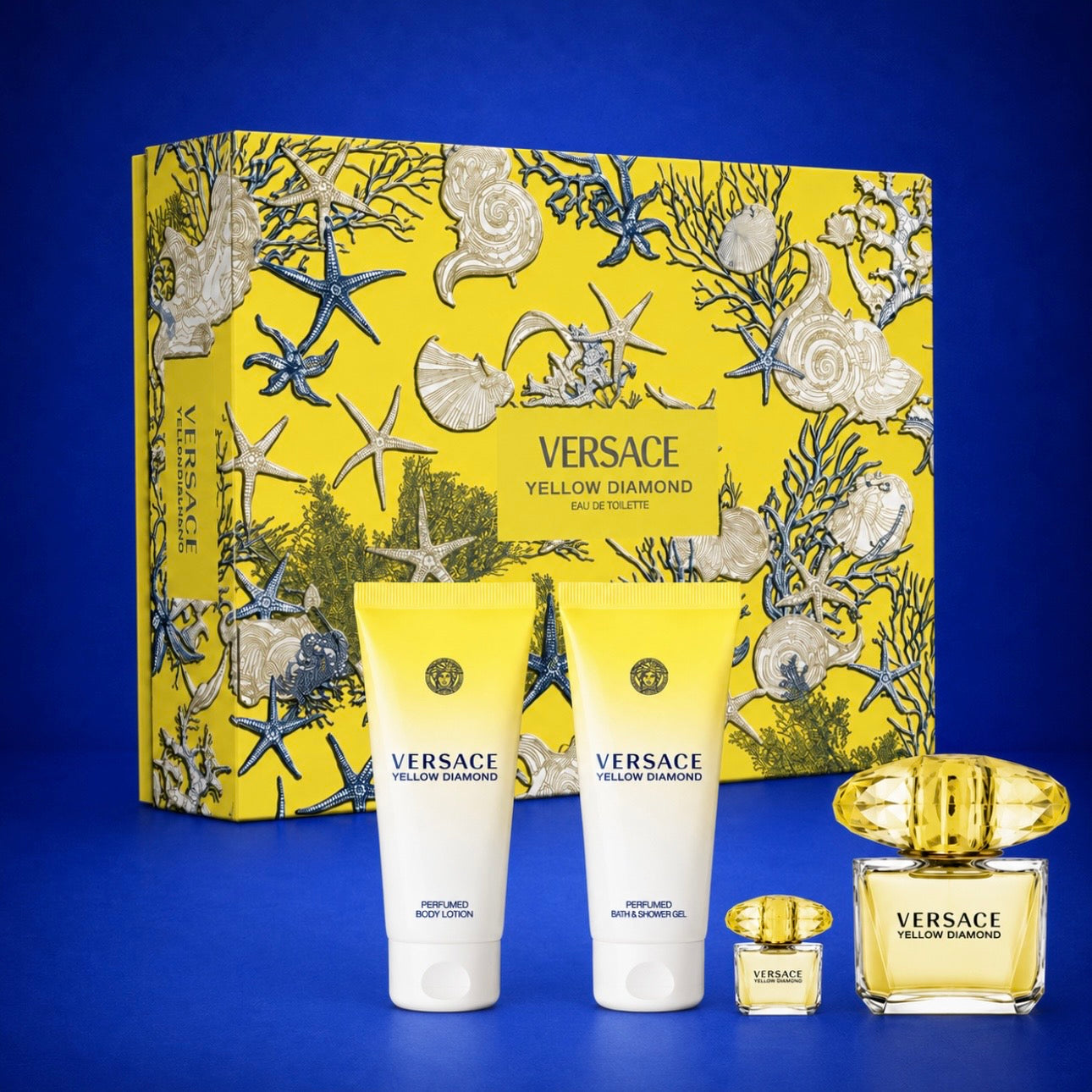 VERSACE YELLOW DIAMOND SET
4PC 3.4 EDT