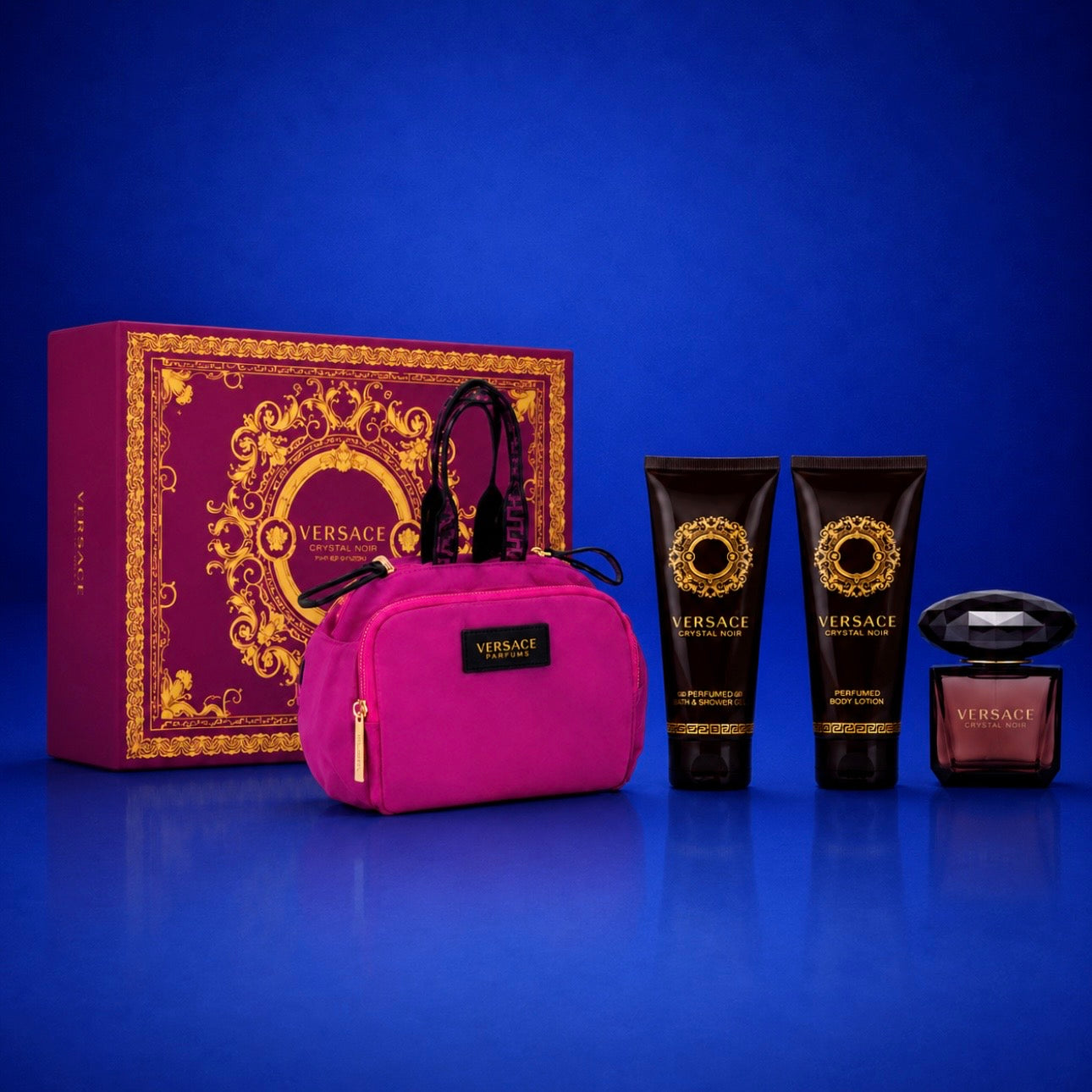 VERSACE CRYSTAL NOIR SET EDT
3 OZ