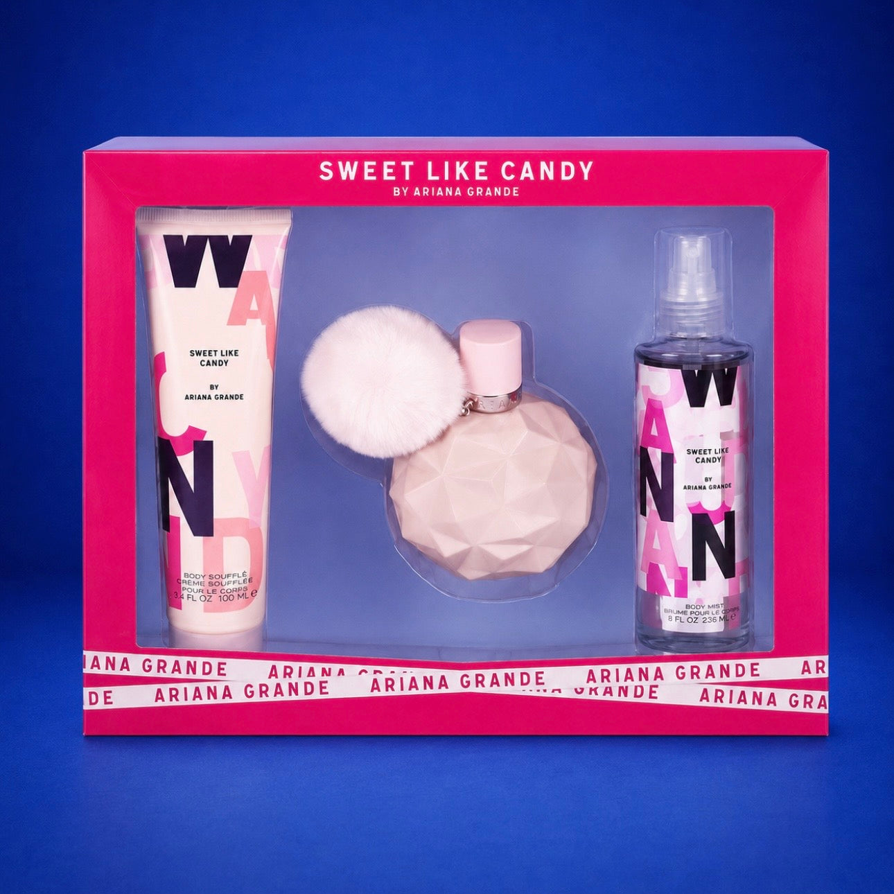 SWEET LIKE CANDY BY ARIANA
GRANDE EDP DE 3 PZ SET