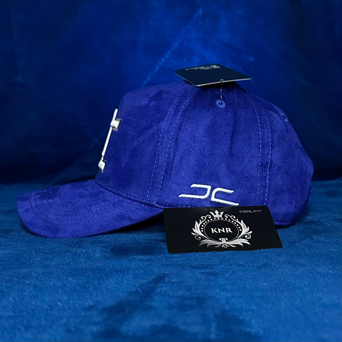 JC HATS AZUL GAMUZA