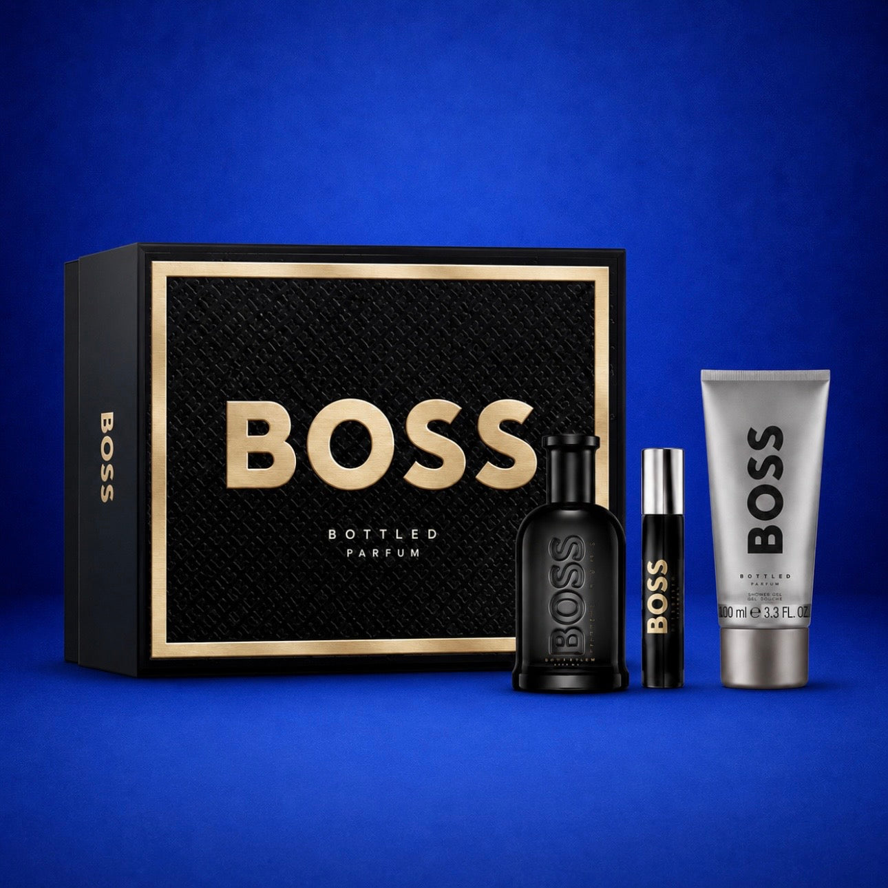 HUGO BOSS BOTTLED PARFUM
SET 3PC 3.3 EDP
