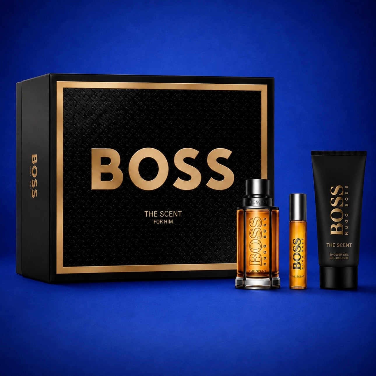 HUGO BOSS THE SCENT SET 3PC
3.3 OZ EDT