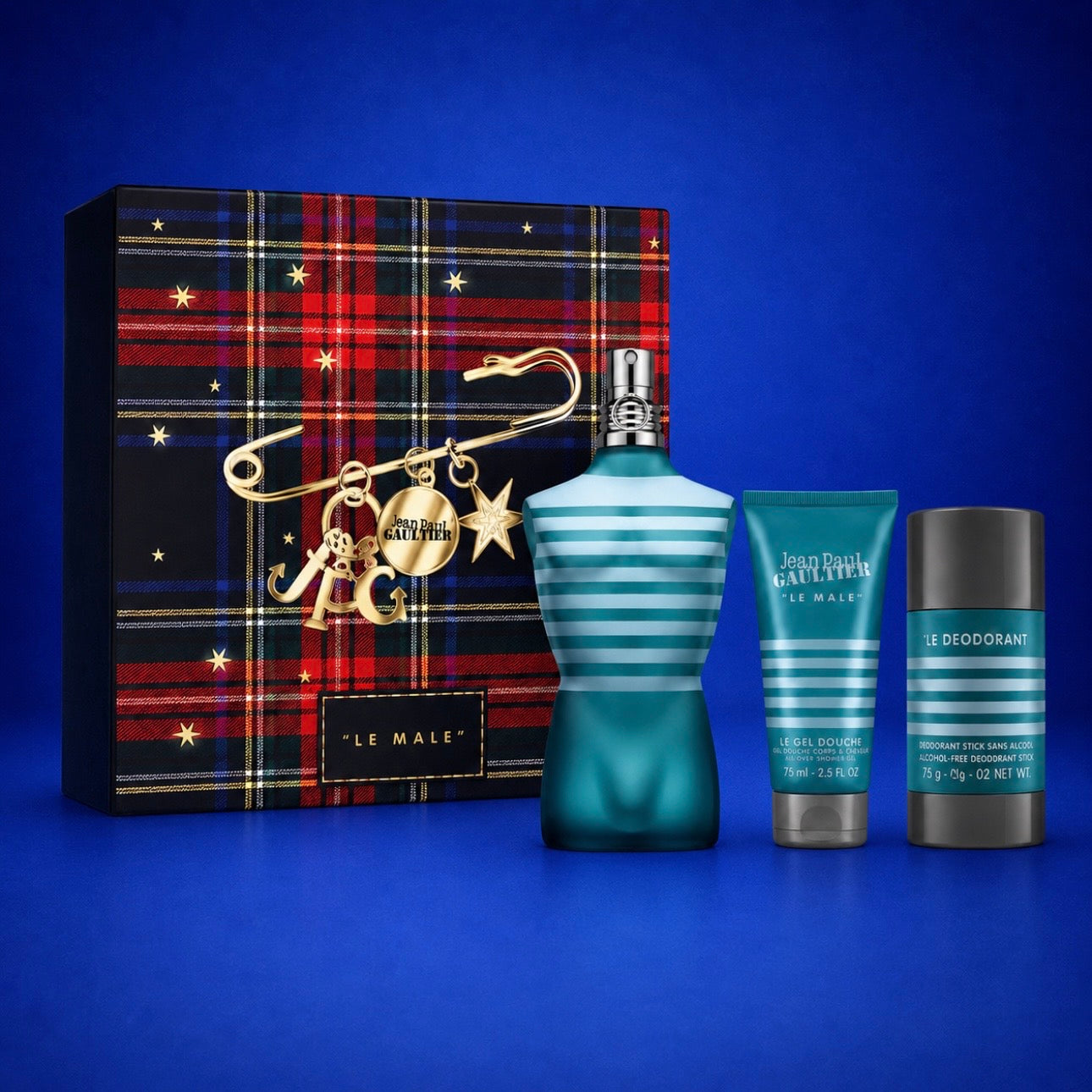 JEAN PAUL GAULTIER LE MALE
SET 3PC 4.2 OZ EDT