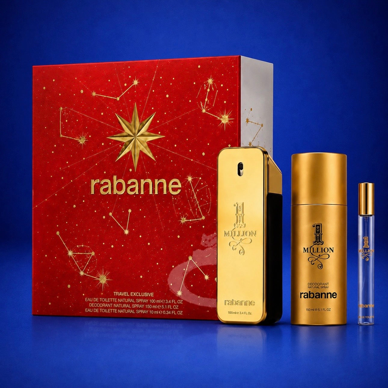 PACO RABBANE 1 MILLION 3PC
SET 3.4 EDT