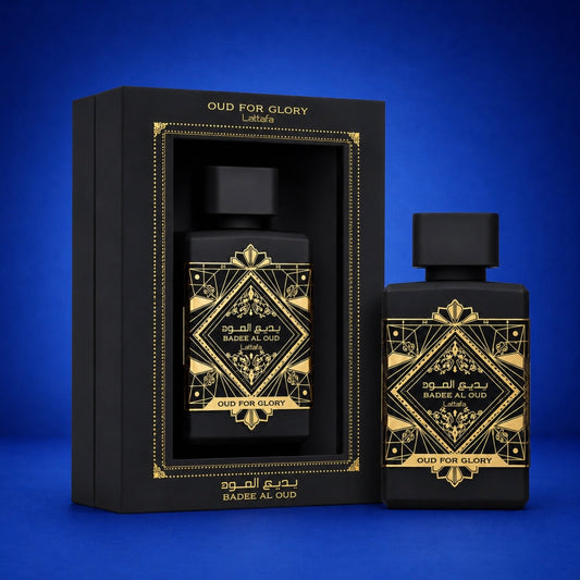 LATTAFA BADEE AL OUD FOR
GLORY 3.4OZ EDP