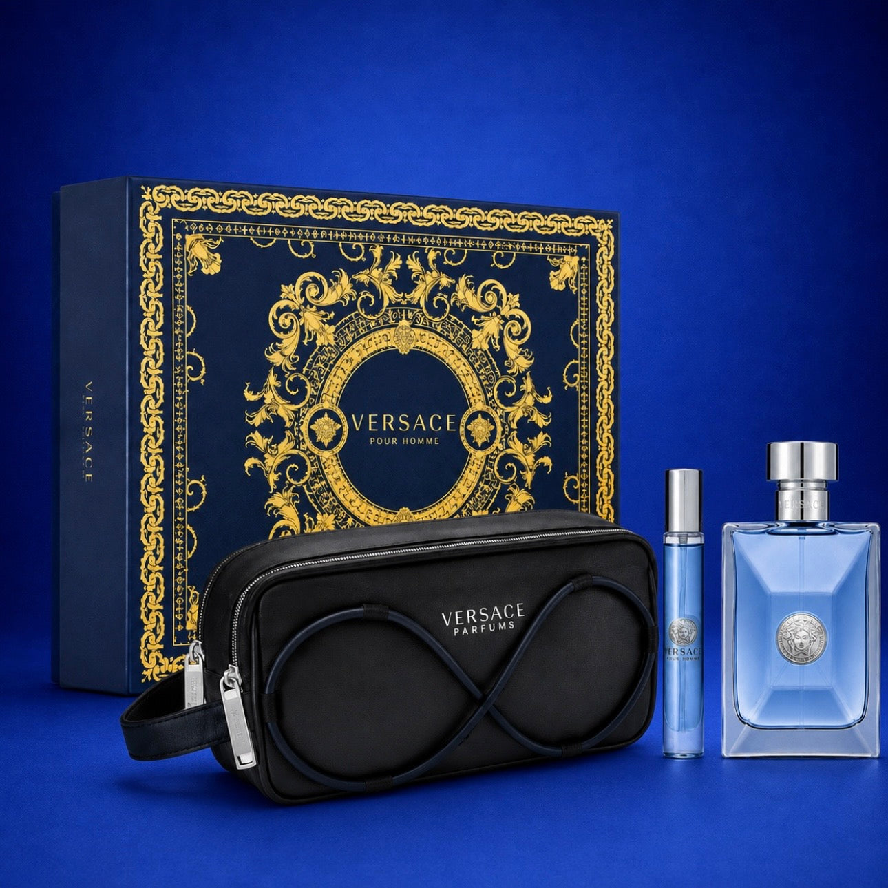 VERSACE POUR HOMME EDT 3.4
OZ