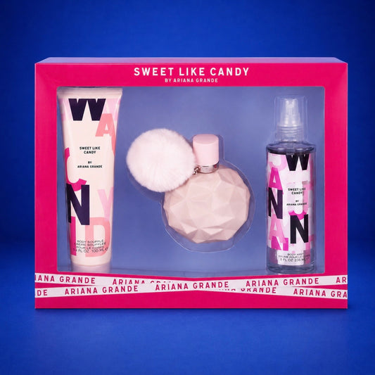 SWEET LIKE CANDY BY ARIANA
GRANDE EDP DE 3 PZ SET